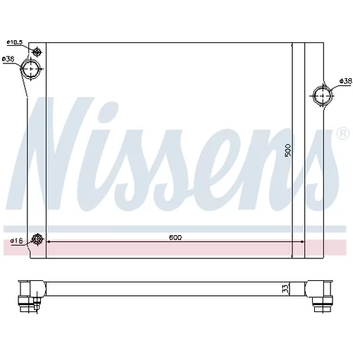 Chladič motora 60768 /NISSENS/ - obr. 4