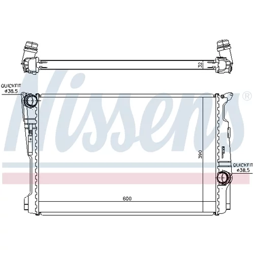 Chladič motora 60808 /NISSENS/ - obr. 4