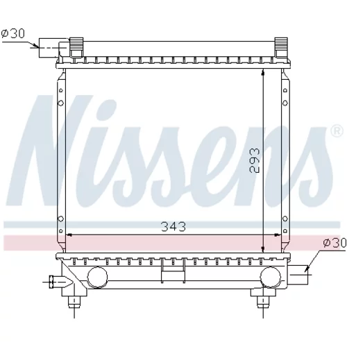 Chladič motora 62551 /NISSENS/ - obr. 4