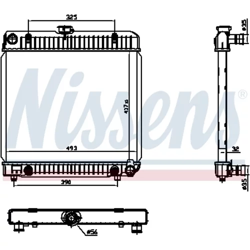 Chladič motora 62740 /NISSENS/ - obr. 8