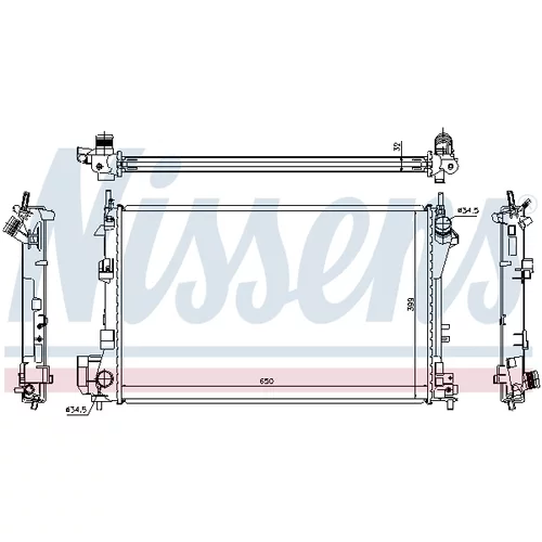 Chladič motora 63022A /NISSENS/ - obr. 4