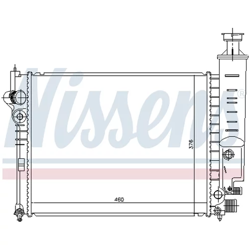 Chladič motora 63465 /NISSENS/ - obr. 4
