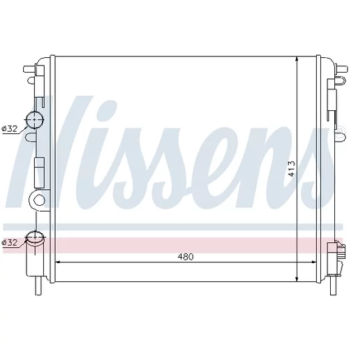 Chladič motora 63809 /NISSENS/ - obr. 4