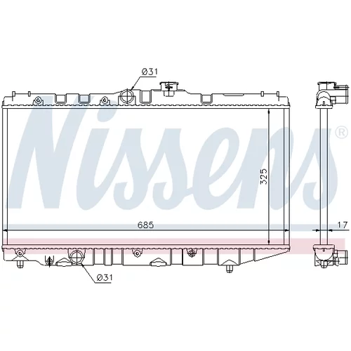 Chladič motora 64718 /NISSENS/ - obr. 4