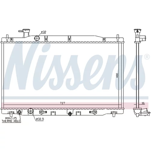 Chladič motora 68139 /NISSENS/ - obr. 6