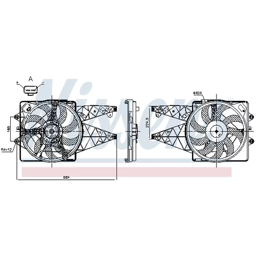 Ventilátor chladenia motora 850114 /NISSENS/ - obr. 6