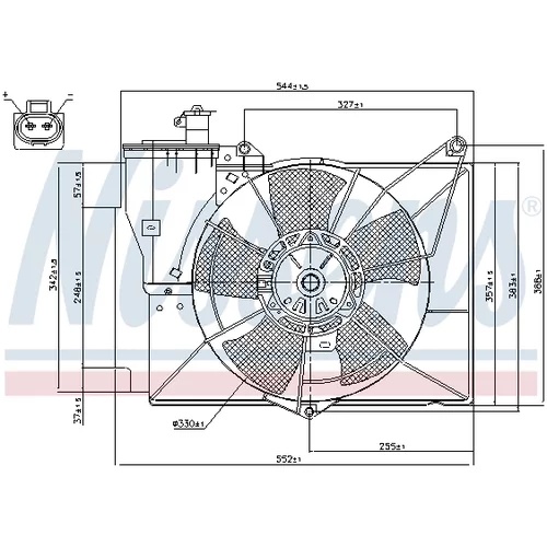 Ventilátor chladenia motora 85227 /NISSENS/ - obr. 5