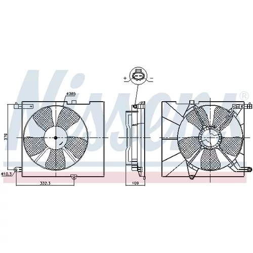 Ventilátor chladenia motora 85746 /NISSENS/ - obr. 5