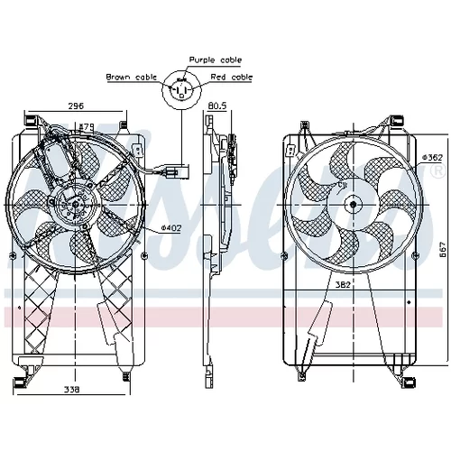 Ventilátor chladenia motora 85772 /NISSENS/ - obr. 5
