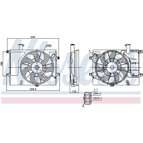 Ventilátor chladenia motora 85897 /NISSENS/ - obr. 5