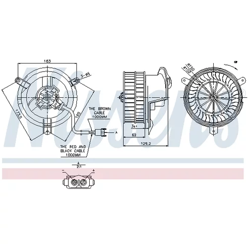 Vnútorný ventilátor 87035 /NISSENS/ - obr. 5