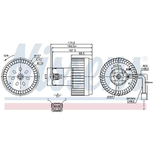 Vnútorný ventilátor 87123 /NISSENS/ - obr. 5