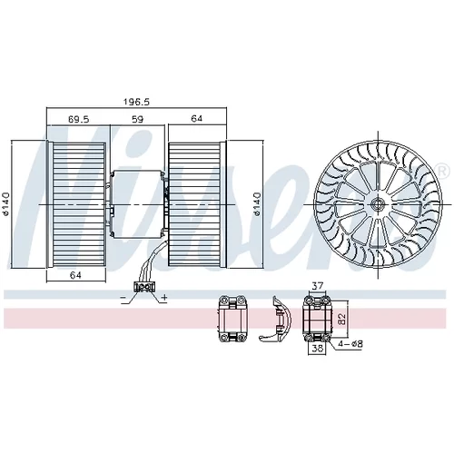 Vnútorný ventilátor 87196 /NISSENS/ - obr. 4
