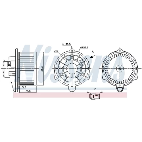 Vnútorný ventilátor 87270 /NISSENS/ - obr. 5