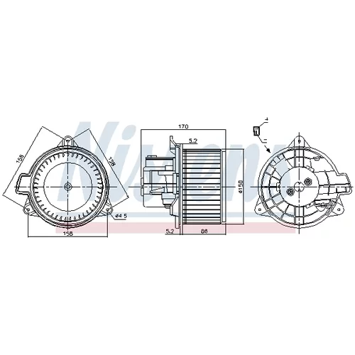 Vnútorný ventilátor 87392 /NISSENS/ - obr. 5