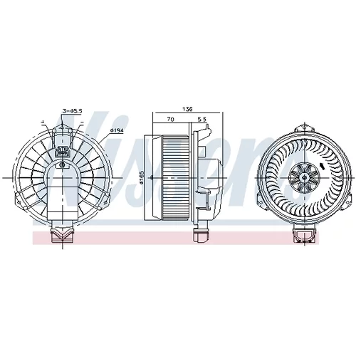 Vnútorný ventilátor 87419 /NISSENS/ - obr. 5