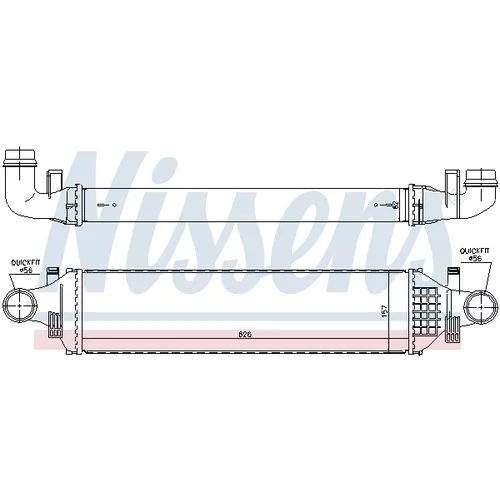 Chladič plniaceho vzduchu 96335 /NISSENS/ - obr. 5