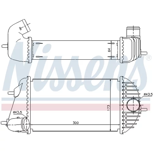 Chladič plniaceho vzduchu 96465 /NISSENS/ - obr. 5