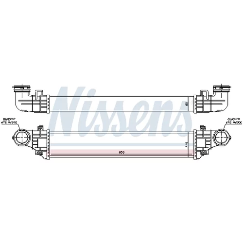 Chladič plniaceho vzduchu 96785 /NISSENS/ - obr. 5
