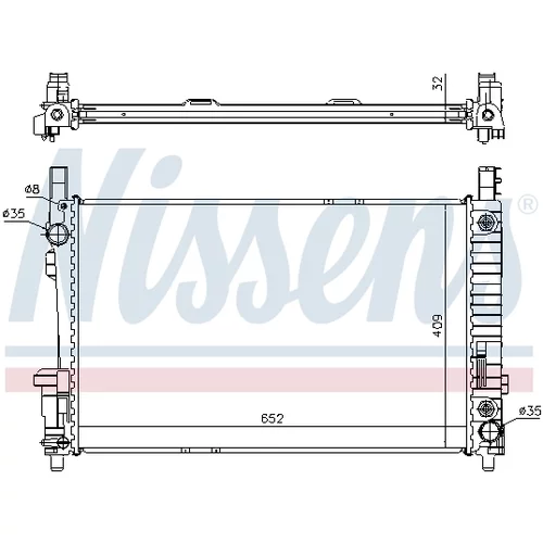 Chladič motora 62799A /NISSENS/ - obr. 4