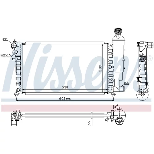 Chladič motora 63745A /NISSENS/ - obr. 6