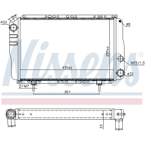 Chladič motora 63800 /NISSENS/ - obr. 4