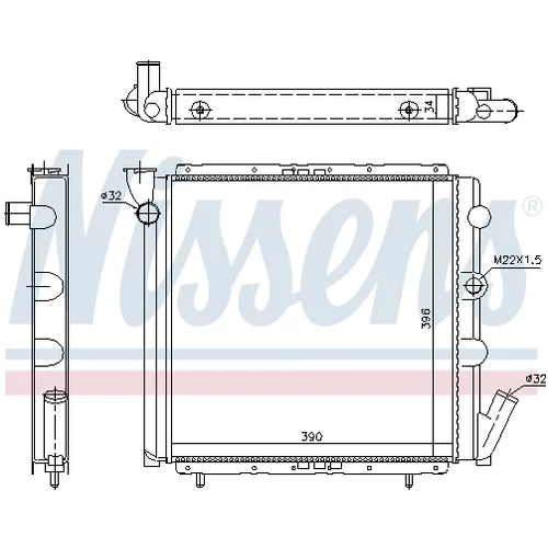 Chladič motora 63934A /NISSENS/ - obr. 5