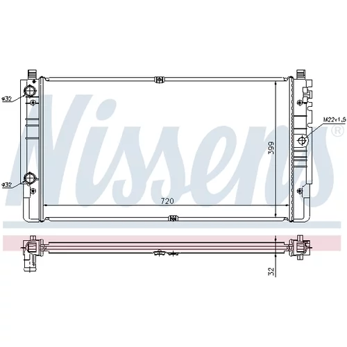 Chladič motora 65238A /NISSENS/ - obr. 9