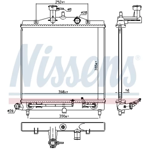 Chladič motora 66771 /NISSENS/ - obr. 4