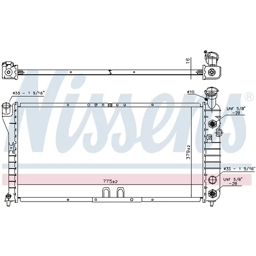 Chladič motora 691051 /NISSENS/ - obr. 1