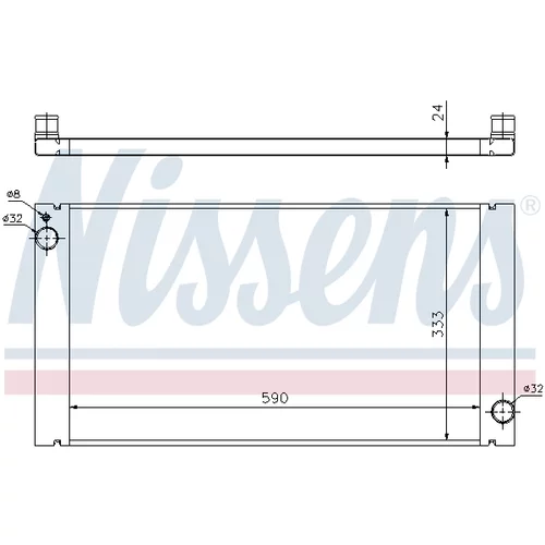 Chladič motora 69705 /NISSENS/ - obr. 2