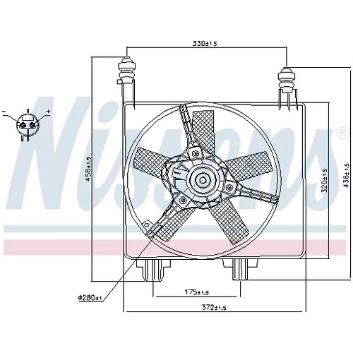 Ventilátor chladenia motora 85056 /NISSENS/ - obr. 5