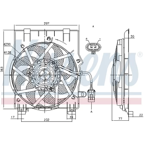 Ventilátor chladenia motora 85197 /NISSENS/ - obr. 5