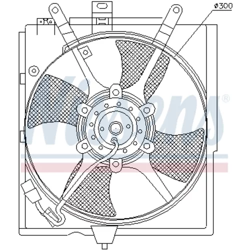 Ventilátor chladenia motora 85298 /NISSENS/ - obr. 5
