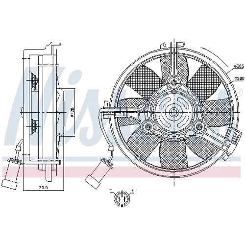 Ventilátor chladenia motora 85546 /NISSENS/ - obr. 5