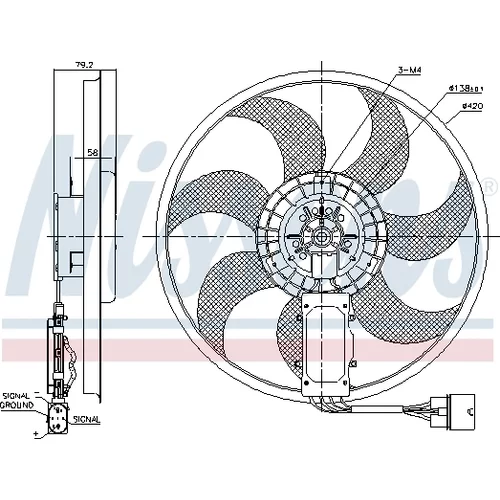Ventilátor chladenia motora 85729 /NISSENS/ - obr. 5