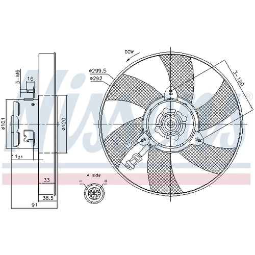 Ventilátor chladenia motora 85799 /NISSENS/ - obr. 5