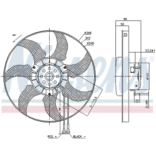Ventilátor chladenia motora 85802 /NISSENS/ - obr. 4
