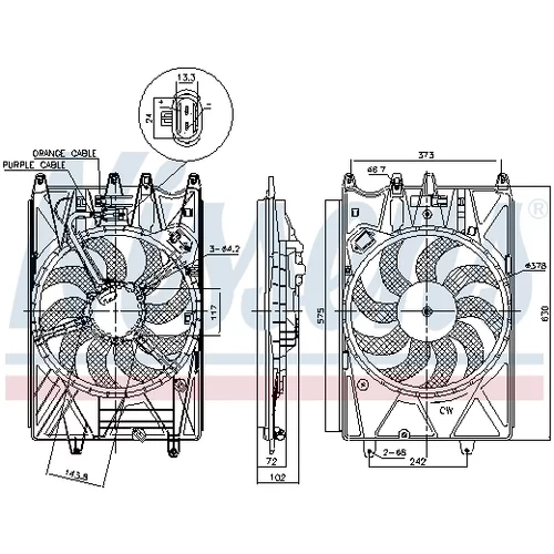 Ventilátor chladenia motora 85937 /NISSENS/ - obr. 7
