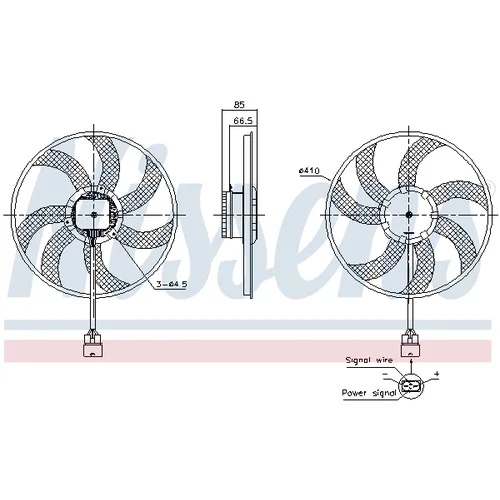 Ventilátor chladenia motora 85940 /NISSENS/ - obr. 5