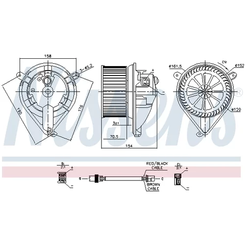 Vnútorný ventilátor 87052 /NISSENS/ - obr. 5