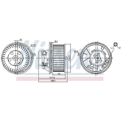Vnútorný ventilátor 87187 /NISSENS/ - obr. 5