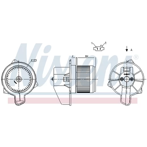 Vnútorný ventilátor 87306 /NISSENS/ - obr. 5