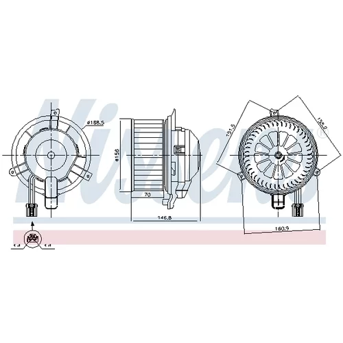 Vnútorný ventilátor 87346 /NISSENS/ - obr. 5
