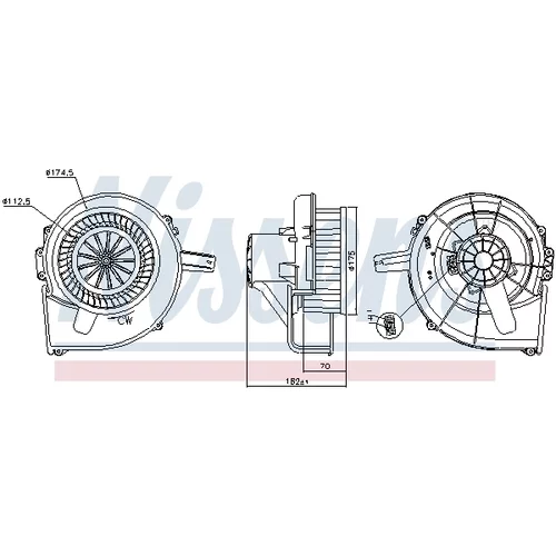 Vnútorný ventilátor 87435 /NISSENS/ - obr. 5