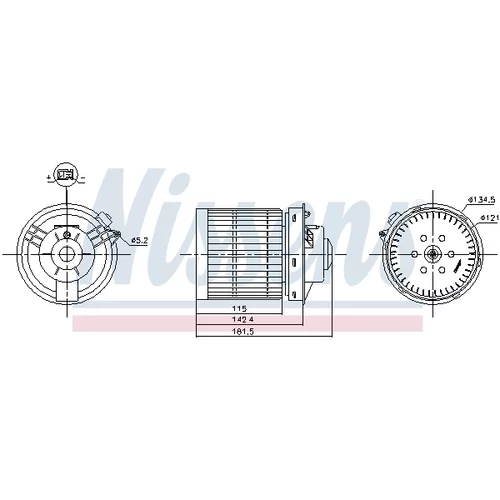 Vnútorný ventilátor 87530 /NISSENS/ - obr. 5