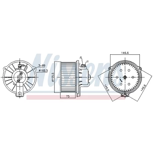 Vnútorný ventilátor 87538 /NISSENS/ - obr. 5