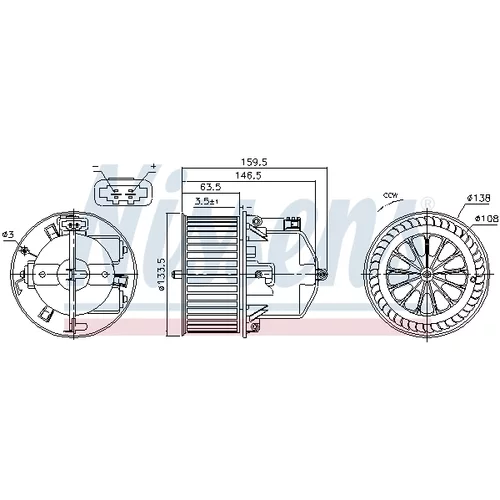 Vnútorný ventilátor 87761 /NISSENS/ - obr. 5