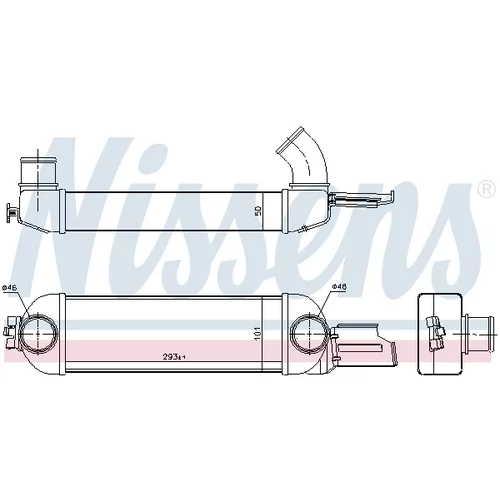 Chladič plniaceho vzduchu 96179 /NISSENS/ - obr. 5