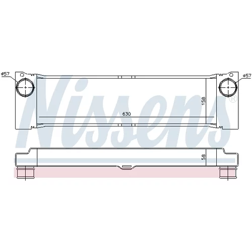 Chladič plniaceho vzduchu 96531 /NISSENS/ - obr. 4